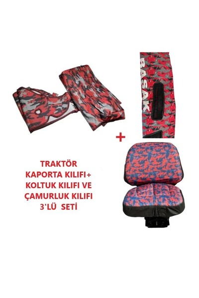 TarımGaraj Başak 2060 BB-2080 BB Traktör Branda ve Koltuk Kılıf Seti 2023 Son...