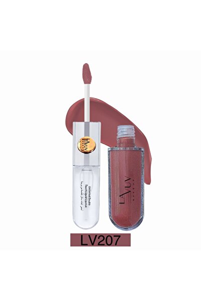 La vuv احمر شفاة سائل بلمسة مزدوجة