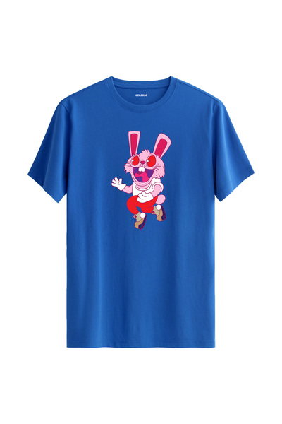 Colermi تي شيرت بتصميم أرنب على شكل خط مصنوع من القطن بنسبة 100%
