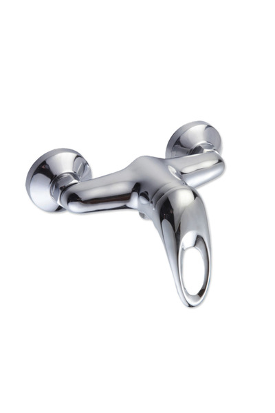 KlaussTech Baterie de duș, fără țeavă, cartuș ceramic de 40 mm, crom, argintiu