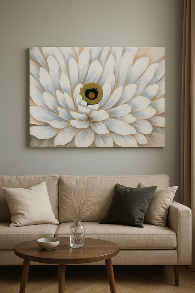 seasons box Modern Large 3D Flower Wall Art - 120x90