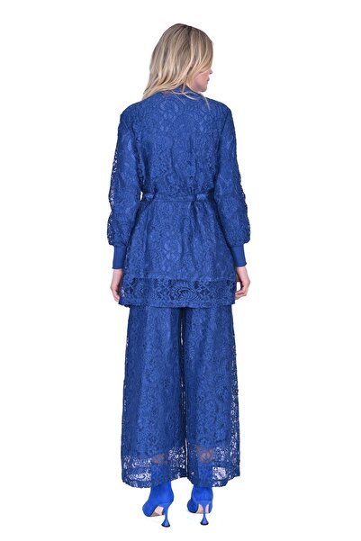 Invee 6352 Lace Suit - Indigo