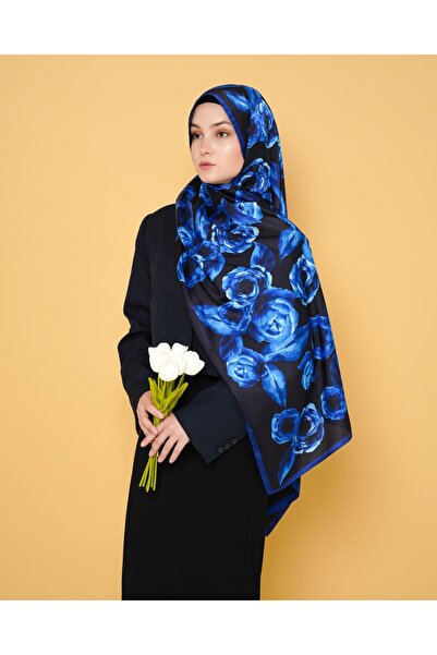 LEİLA SCARF Imported Twil Silk Shawl