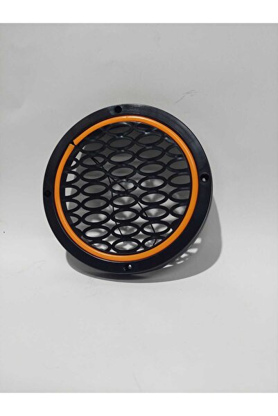 Genel Markalar TURUNCU-16 CM Neon led ışıklı hoparlör kapağı çiftli turuncu