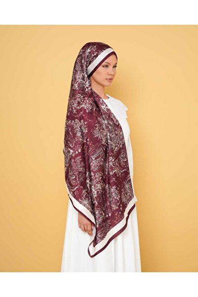 LEİLA SCARF Imported Twil Silk Shawl