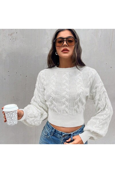 tofan Oversize Crop Sweatshirt