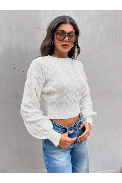 tofan Oversize Crop Sweatshirt