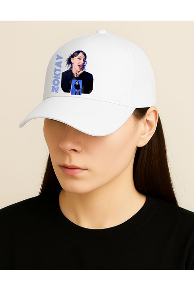 lovver MANİFEST GRUP TASARIMLI ZOKTAY TASARIMLI BEYAZ FETİVAL KOMBİN ŞAPKA-KEP