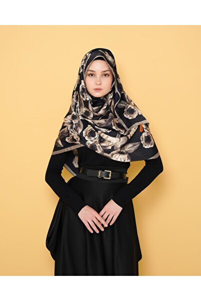 LEİLA SCARF Imported Twil Silk Shawl