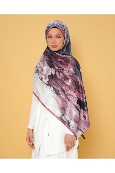 LEİLA SCARF Imported Twil Silk Shawl
