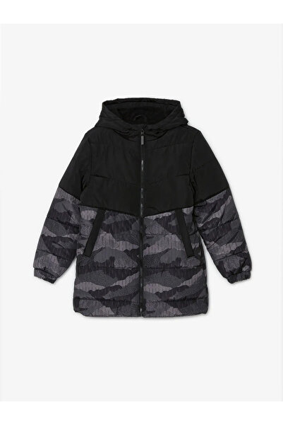 LC Waikiki Lcw Kidsblack Hooded Boys' down Jacket