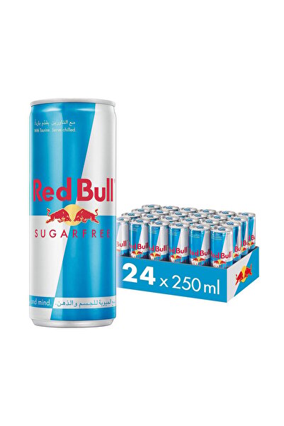 Red Bull مشروب طاقة خالي من السكر، 24 عبوة × 250 مل