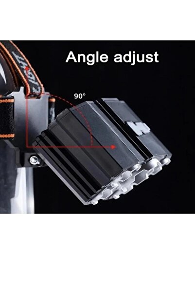 KTR TECH 150w Ultra Güçlü Kafa Lambası kamp Balıkçı Feneri şarjlı avcı kafa feneri ktr tech