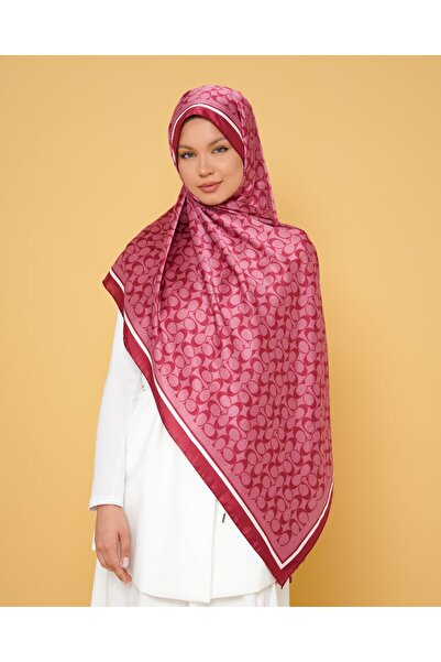 LEİLA SCARF Imported Twil Silk Shawl C Pattern