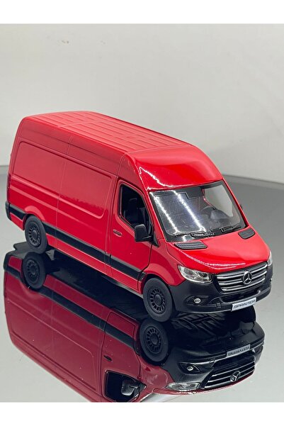 SCOWETTO 1.36 مقياس سبرينتر 318 سي دي معدن 12 سم نموذج سيارة لعبة باللون الأحمر