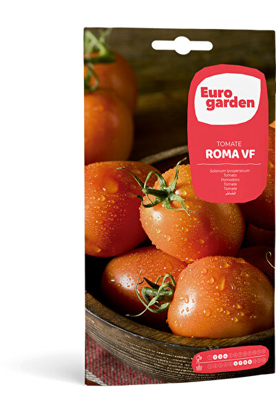EURO GARDEN بذور الطماطم (Tomate Roma VF) عالية الجودة مصنوعة في إسبانيا