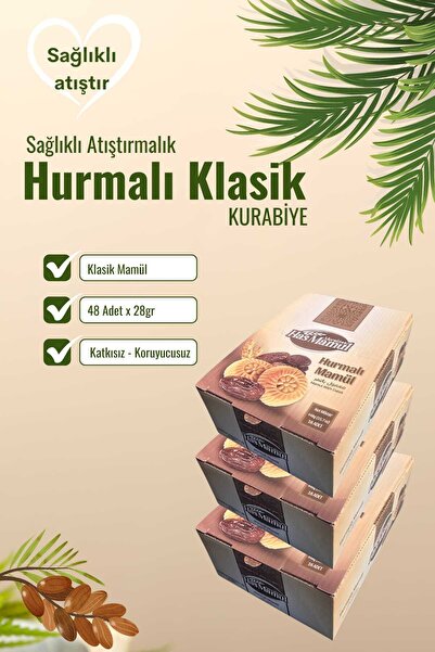 HasMamül KLASİK HURMALI KURABİYE 3 KUTU