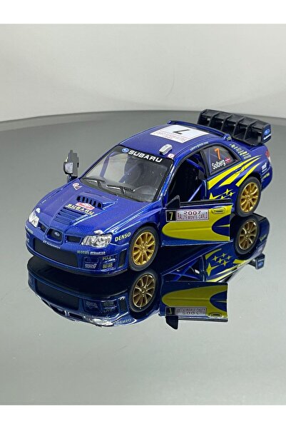 SCOWETTO سيارة سباق سوبارو بمقياس 1.36 معدنية مقاس 12 سم