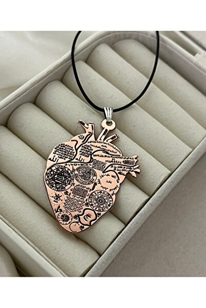 MerveninYaziAtolyesi Nur-ül Kalp Bakır Kolye