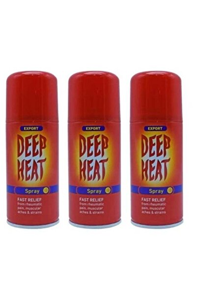 Deep heat Spray Rapid Relief 150ml (3 Pack)