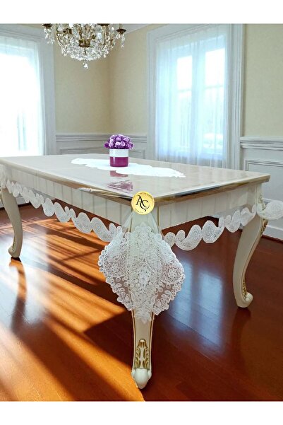Altın Çeyiz Tekstil ŞEFFAF RUNNERLI MASA ÖRTÜSÜ
