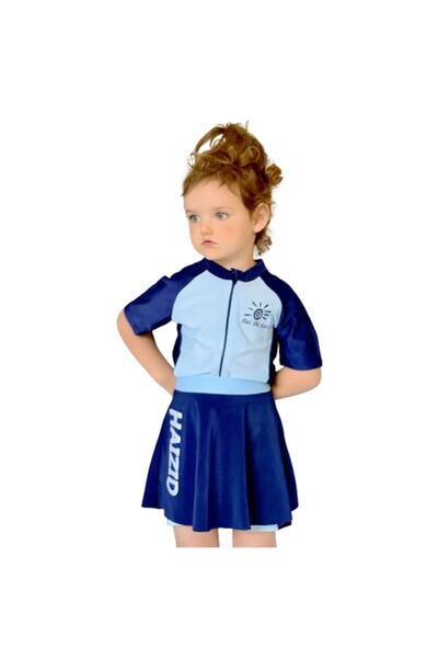 Mixbo Two-piece swimsuit Mixbo, Swim Girl, dress model, blue, 4XL