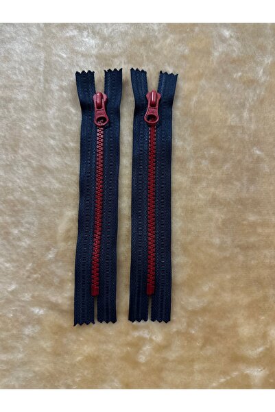 e tuhafiye 2 тъмносини червени костни зъбни ципове (17,5 см)