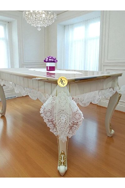 Altın Çeyiz Tekstil ŞEFFAF RUNNERLI MASA ÖRTÜSÜ