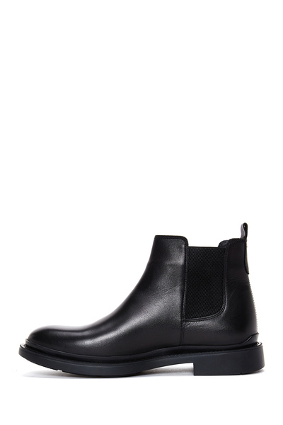 Derimod Men's Black Leather Chelsea Boots 25Wfd640018