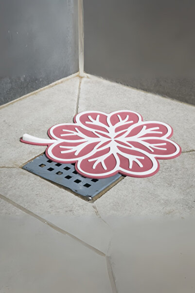 TKY Tasarımı Kendin Yap Gider Koku Önleyici Silikon Mat Banyo Mutfak Lavabo Balkon Gider Tıpası Kapağı Pembe