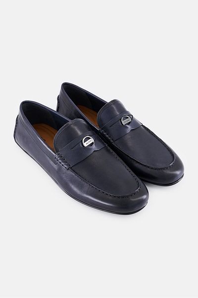 Aldo Men Squire Slip On Formal Shoes, Navy