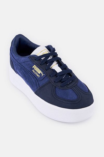 Puma Women Palermo Elevata Mono Lace Up Outdoor Shoes, Navy