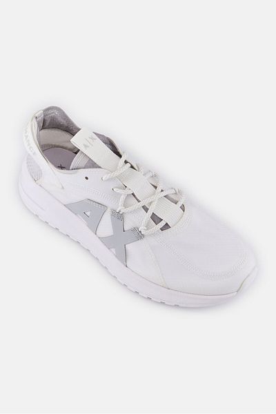 Armani Exchange Men Lace Up Casual Shoes, White