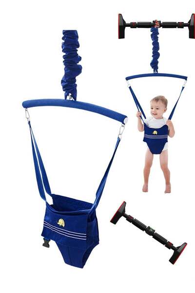 Ma Baby Baby Door Jumper with Strong Spring & Adjustable Strap- The Original Baby Exerciser- Baby Bouncer, B