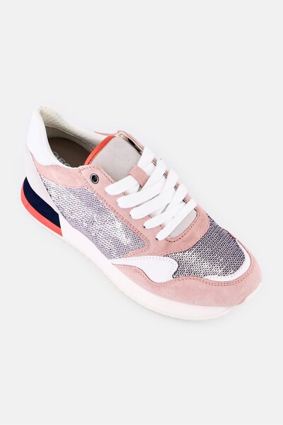 Geox Women Doralea B Lace Up Casual Shoes, Multicolor