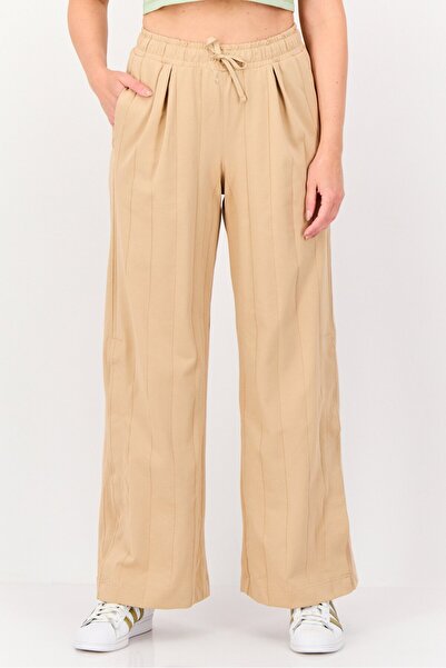 Nike Women Standard Fit Embroidered Logo Golf Pants, Tan