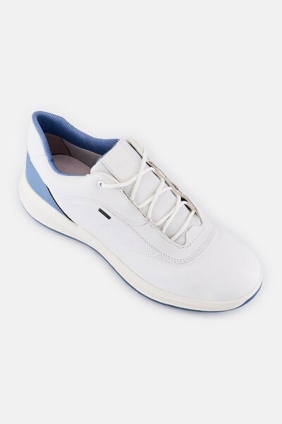Geox Women Pg1x Lace Up Casual Shoes, White