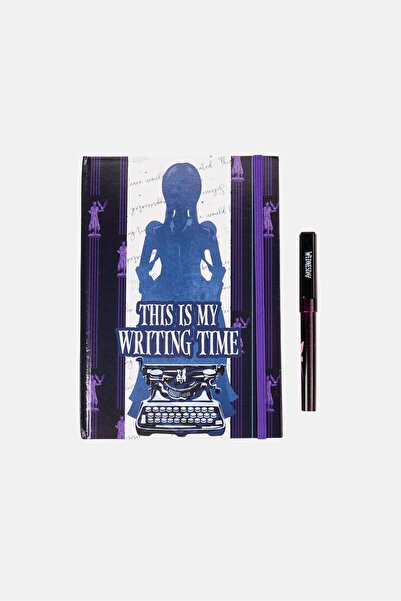 WEDNESDAY This Is My Writing Time Notebook And Ballpen Stationery Set, Multicolor