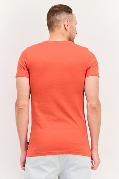 Puma Men Slim Fit Short Sleeves Outdoor T-Shirt, Red