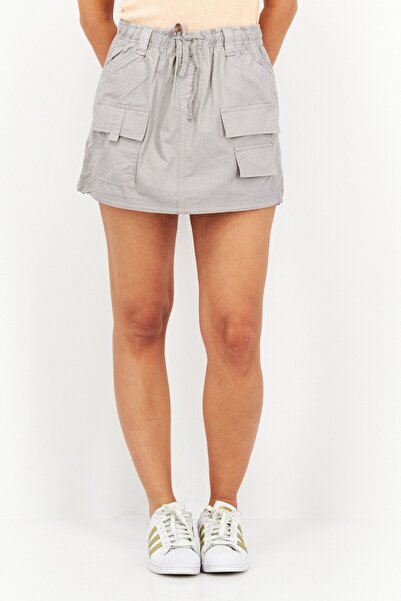 Don't Call Me Jennyfer Women Solid Mini Skirt, Grey