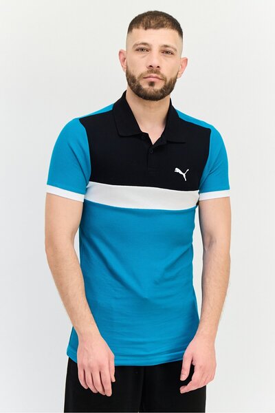 Puma Men Sportswear Fit Short Sleeves Outdoor Polo Shirt, Multicolor