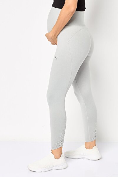 Puma Maternity Sportswear Fit Outdoor Leggings, Light Grey