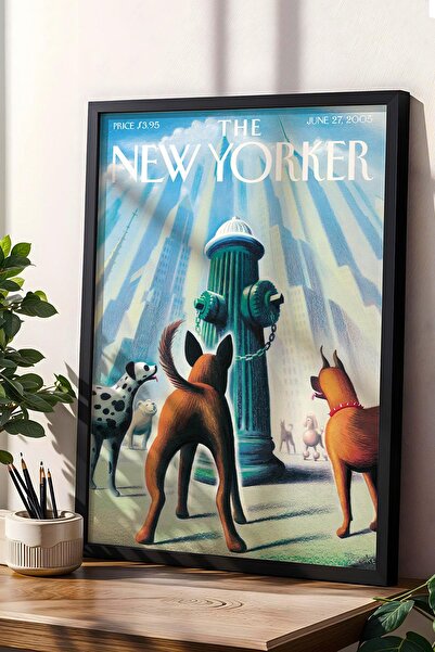 Saturn Tabloul cu rame The New Yorker 27 iunie 2005 - Tabloul Ziua Câinelor d...