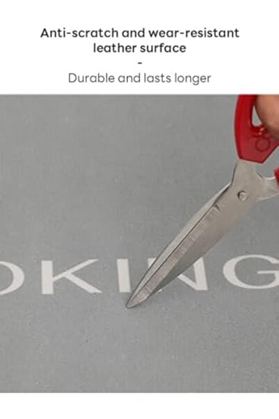 sharpdo Kitchen Floor Rug Waterproof, Oil Resistant, Anti-Fatigue Polyurethane Mat 180 × 120 cm Red