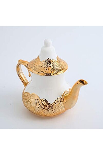 sharpdo Ceramic Bowl with Gold Coating 900ml