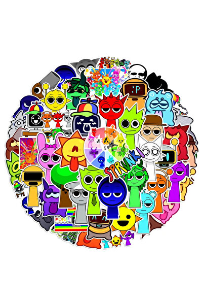 Choice ملصقات سبرينكي متعددة الألوان، 52 قطعة، ملصقات سبرينكي إنكريديبوكس، مل...