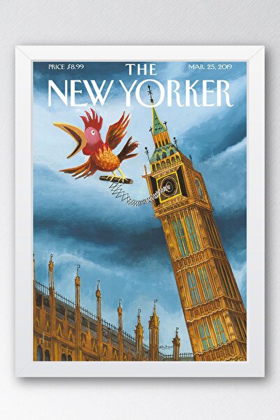 Saturn Tabloul înrămat The New Yorker 25 martie 2019 - Tabloul Big Ben Cucu