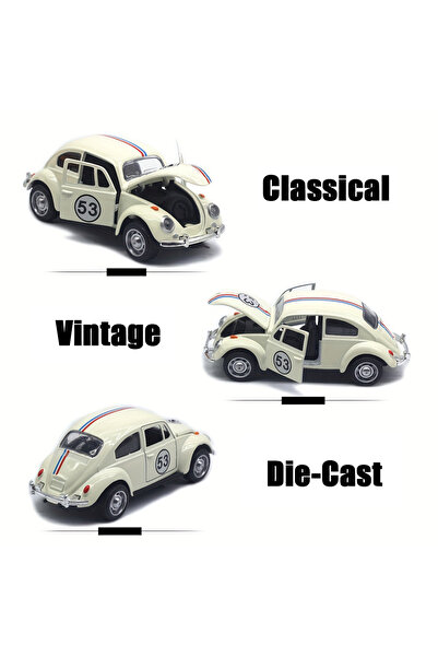 Choice1 سيارة سباق كلاسيكية مصبوبة بمقياس 1:32 باللون الأبيض مع حقيبة OPP، مصنوعة من سبيكة معدنية عالية الجودة، مع خاصية السحب اليدوي.