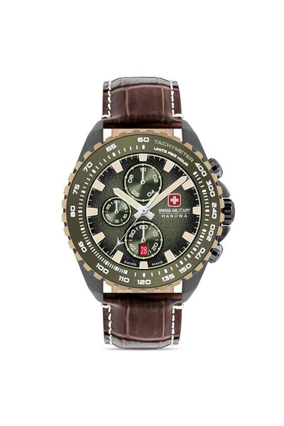 SWISS MILITARY HANOWA Mens Watch Swiss Military SMWGC0001840, Quartz, 45mm, 10ATM