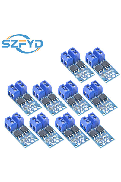 Choice 10 قطع 10 قطع 15 أمبير 400 واط MOSFET مفتاح تشغيل وحدة محرك منظم PWM ل...